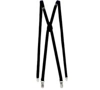 YUEZHAN Hosenträger Suspender Hosenträger Für Damen Und Herren Unisex Schmal Dünn Hosenträger Verstellbare Hosenträger Clip-On-Hose Hosenträgergürtel Schwarz