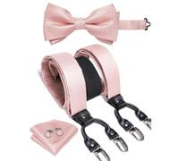 YUEZHAN Hosenträger Suspender Männer Designer Einstellbare Hosenträger Mode Y-Form Hosenträger Elastische Clip-On Gürtel Hosenträger Bowtie Set Für Mann Hosen Bdtz4022