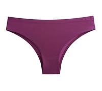 YUEZHAN Unterhosen Höschen Sport Tanga Damen Eisseide Nahtlose Yoga Unterwäsche Damen Sexy T-Shirt Stil M Lila