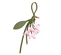 YUGSHNKFC Elegant Osmanthus Keychain Accessory Soft Key Organiser Charm Wear Resistant PU Leather Bag Wallet Decoration PU Leather Bag Charm