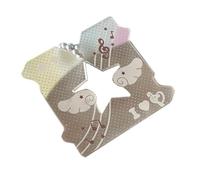 YUGSHNKFC Kreativer Taschenanhänger mit Musiknoten Anhänger, | Taschen Charm Halskette, stilvolles Damen Accessoire, Acryl Textur für den Alltag, Cartoon Hängeanhänger, Musik
