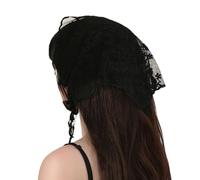YUGSHNKFC Mehrzweck Schal mit Blumenmuster, stilvolles Haar Styling Zubehör, dreieckiges Kopftuch aus Polyester für Frauen, Reise Essential, dreieckiger Schal für Frauen