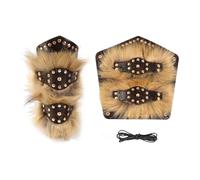 YUGSHNKFC Mode Mittelalterliche Nieten Handgelenkschutzschutz Mit Nieten PU Lederarmband Armbändern Für Männer Und Frauen Cosplay Schmuck Retro Stil Armband Ankleidung