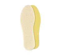 YUGWNN Echte Wolle Warme Schaffell Einlegesohlen für Damen und Herren,Weiche Flauschige Dicke Einlegesohlen für Gummistiefel Arbeitsschuhe Schneestiefel Hausschuhe 3 Paar - gebrochenes Weiß-40.5/41 EU