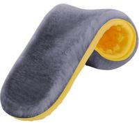 YUGWNN Wolle+PU Thermosohlen Aus Wolle Wintersohlen für Damen und Herren,Weiche Flauschige Dicke Einlegesohlen für Gummistiefel Arbeitsschuhe Schneestiefel Hausschuhe 1 Paar - grau-35.5/36 EU