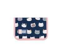 Yuhu.kids ST.Right Federmappe | für Kinder | Jungen und Mädchen | Mäppchen | Verschiedene Designs | Einschulung | Federmäppchen | Federtasche | Etui Schule (Kätzchen)
