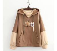 Yujun Harajuku Mode Frauen Hoodies Winter Kleidung Kawaii Fleece niedlich bär Anime Sweatshirt Teen mädchen ästhetisch Langarm Pullover