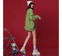 Yujun O-Neck Lose Dinosaurier Druck Strick Cardigan Frauen Y2k Harajuku Graffiti Hip Hop Pullover Baggy Korean Casual Harajuku Pullover Femme