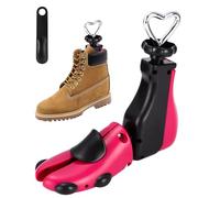 Yulado Schuhspanner Herren und Damen 4-Wege Schuhspanner, Kunststoff & Metall Schuhdehner, Stiefelspanner mit Schuhlöffel, Schuhweiter für Einstellbare Länge und Breite Schuhstrecker(1 Stück, 35-41).