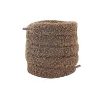 Yulakes Plüschschnürung 2 Paar 1.5cm Runde Fuzzy Laces Schnürsenkel 120cm Schnürsenkel Universal Weiche Schuhbänder aus Plüsch Flauschige Schnürsenkel für Sneaker Segeltuch Schuhe (Braun)