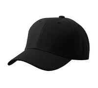YULOONG Classic Baseball Cap 100% Baumwolle Vintage Washed Denim Dad Hat Verstellbare Größe für Männer Frauen Unisex (Schwarz)