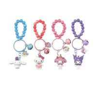 Yume Toys Hello Kitty Friends Sanrio Und Celebration-serie Schlüsselanhänger & Armband Display 12 Einheiten
