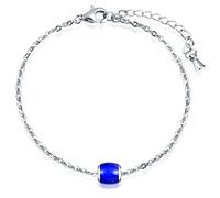 Yumilok Armband Damen Armbänder aus Edelstahl Verstellbar Armkette Valentinstag Muttertag Geburtstags Thermo Stimmung Farbwechsel für Frauen Mädchen