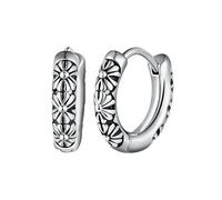 Yumilok Daisy Creolen Ohrringe Herren Blume Gänseblümchen Ohrstecker Ohrring Pflanzen Ohr Schmuck Herren Ohrringe Stecker Damen Titan Ohrstecker S
