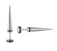 Yumilok Punk Kegel Herren Damen Ohrstecker aus Edelstahl Ohrringe Herren Ohrpiercing Piercing Knorpel Ohrhänger Hoop Huggie Schraube Barbell