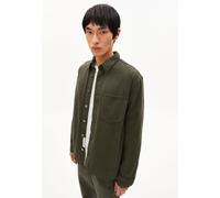 YUNAAI | Overshirt aus recycelter Baumwolle - oliv (M)