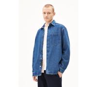 YUNAAI | Overshirt aus Bio-Baumwoll Mix - blau (M)