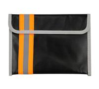 YunBey Feuerfeste Tasche Feuerfeste wasserdichte Geldtasche (23,5 x 17,5 cm) Feuerfeste Dokumententasche mit Reißverschluss für Dokumente Geld Passport Scheine, Schwarz