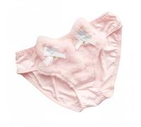 YUNGLOO 2.Süße Katzen Ohr Plüsch Panties Damen Anime Unterwäsche Japanische Bowknot Akzent Dessous Slip Damen Slips, D, XL
