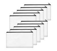 YUNNIAN 10 PCs Stifthalter Leinwand Stiftbeutel Kosmetische Beutel Bleistift Case Schulzubehör Für Schüler Leinwand Bag Case Box Kosmetikbeutel Für Schulbüro