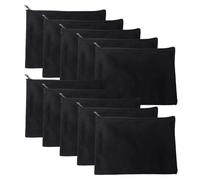 YUNNIAN 10 PCs Stifthalter Leinwand Stiftbeutel Kosmetische Beutel Bleistift Case Schulzubehör Für Schüler Leinwand Bag Case Box Kosmetikbeutel Für Schulbüro