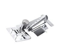 Yunxwd Nähfüße für Nähmaschine, Edelstahl Nähfuß Nähmaschine Presser Fuß, Schrägband-Bindebinderfuß Für Snap On Haushaltsnähmaschine Janome Singer