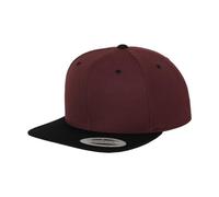 Flexfit Classic Snapback 2-Tone Cap maroon / black