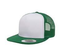 Yupoong Herren Classic Trucker Cap Front Mütze, Kelly/White/Kelly, Einheitsgröße