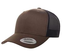 Yupoong Herren Einzeln Trucker-Mütze, Coyote Brown/Black, Einheitsgröße