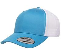 Yupoong Herren Yp Classics Retro Trucker Cap Verschluss, Türkis/weiß, Einheitsgröße