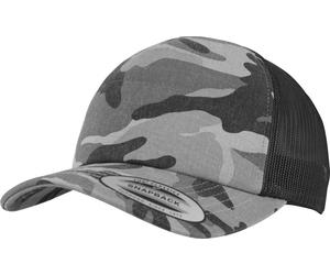YUPOONG Inc. Camouflage Trucker Mütze, Einheitsgröße Farbe Dunkles...