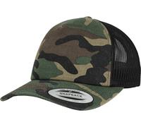 YUPOONG Inc. Cap Camo Trucker Cap in Woodland-Black