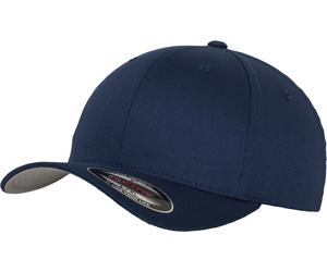 YUPOONG Inc. Cap Flexfit Wooly Combed Cap in Navy-S/M