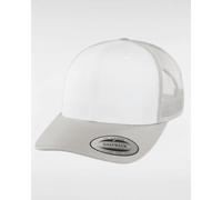 Yupoong Retro Trucker Cap Colored Front Silver/White/Silver