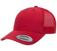 Yupoong Unisex Einzeln Trucker-Mütze, Rot/Ausflug, einfarbig (Getaway Solids), Einheitsgröße