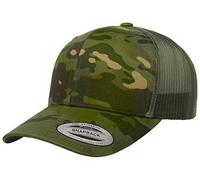 Yupoong Unisex Yp Classics Multicam Retro Trucker Cap Verschluss, Tropic/Green, Einheitsgröße