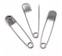 Yurosiay 12 Stück Extra Große Sicherheitsnadeln 12.7cm Silber Edelstahl Sicherheitsnadeln Groß Stabil Sicherheitsnadeln Extra Große Nadeln für Decken Quilten Schwere Wäsche Polster Handwerk