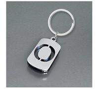 Yurosiay 2-teilige Edelstahl-Poliert Schlüsselanhänger mit Buchstaben Auto-Schlüsselanhänger O