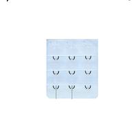 Yurosiay 8 Stück Damen BH Verlängerung BH Extender 3 Haken Bunt Breit BH Verlängerung Weich Bequem BH Erweiterung Bra Extender 3 Hook 3 Reihen BH Band für Frauen Mädchen 4.5×5cm Blau