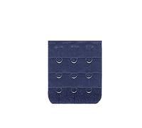 Yurosiay 8 Stück Damen BH Verlängerung BH Extender 3 Haken Bunt Breit BH Verlängerung Weich Bequem BH Erweiterung Bra Extender 3 Hook 3 Reihen BH Band für Frauen Mädchen 4.5×5cm Navy blau