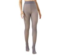 Yurosiay Damen Thermo Strumpfhosen Winter 200g Dick Plüschstrümpfe Gefüttert Hautfarben Strumpfhose Gefälschte Durchscheinend Warm Leggings High Waist Elastisch Pantyhose Grau Einheitsgröße