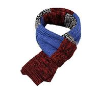 Yuson Herren Winterschal - Weiche Warm Classic & Elegant Gestreiftes Muster Schals Wrap Knit Lange Schal für Herbst Winter (Hellblau)