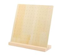YUSSEQDD Leichte Holz Ohrring Ausstellung, Stecktafel, geeignet für Kunsthandwerksausstellungen, Organisation von Schmuckwerkzeugen und Halsketten Ausstellung. Holz Ohrring