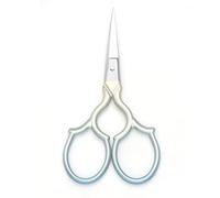 Yutoner Stickschere, Edelstahl, scharfe Nähschere für Bastelarbeiten, Kunstarbeiten, Handarbeiten, Kreuzstich, Hellblau, 9,4 cm