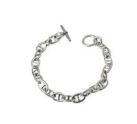 YUUKI Armreif Damen Silber 925,Vintage Tennisarmbänder Für Frauen T-Bar Armband Armreifen Mit Karabinerverschluss Armband Modeschmuck Für Frauen Mädchen