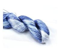 YUWEN Farbverlauf-Stickgarn Seidenstickerei Seide Handstickerei 24 Farben 20 kleine Stücke / 1 großes Stück