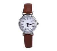 YUYTE Damen Quarzuhren, Analog Quarzuhr für Damen, Mode Kreative Armbanduhr für Mädchen, Exquisite Kleine Einfache Damenkleid Retro Lederkleid Mini Armbanduhr (05)