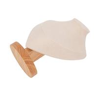 YUYTE Halsketten Displayhalter, Ketten Halterung, Schmuckbüste Schmuckhalter, eleganter Holz Schmuck Büstenständer für Zuhause, Juweliergeschäft, Messe (Beige)