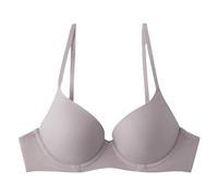 YUYUCH Damen Push Up Smooth Classic BH Nahtloses T-Shirt Bügel Deep V Plunge BH