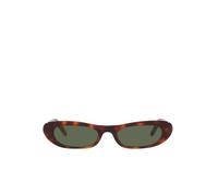 YVES SAINT LAURENT Sl 557 Damen-Sonnenbrille, 1 Stück, Havana-havana-grün, 66